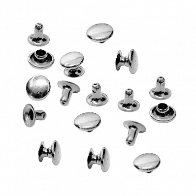 Riveti Marochinarie - Set 50 riveti simpli, bronz antic 7mm