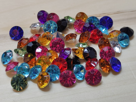 Accesorii Bijuterii - Set 50 strasuri sticla multicolore
