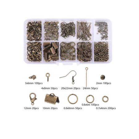 Set accesorii confectionat bijuterii, bronz [1]