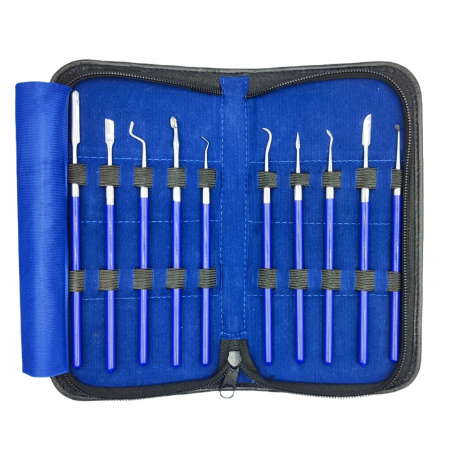 Sculptura si Desen - Set de 10 spatule profesionale pentru sculptura