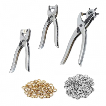 Preducele Pielarie - Set trei clesti marochinarie, hobby