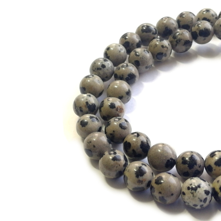Accesorii Bijuterii - Sirag pietre Dalmatian Jasper