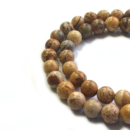 Accesorii Bijuterii - Sirag pietre Picture Jasper
