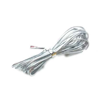 Accesorii Păr - Snur pentru dread, argintiu