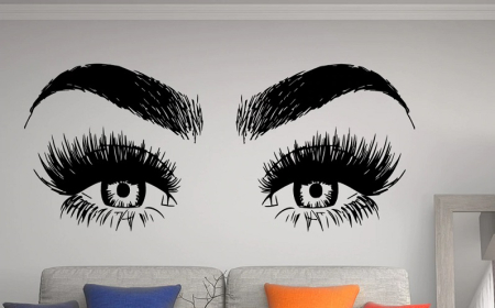 Casa si Gradina - Sticker fashion autocolant perete 28/64cm