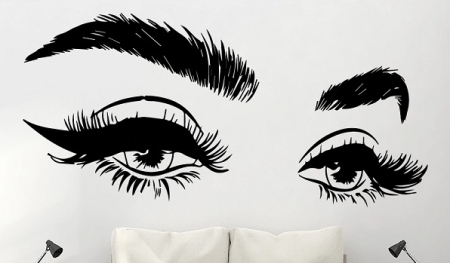 Casa si Gradina - Sticker Fashion Autocolant Perete 43/89cm