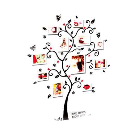 Casa si Gradina - Sticker perete copacul familiei