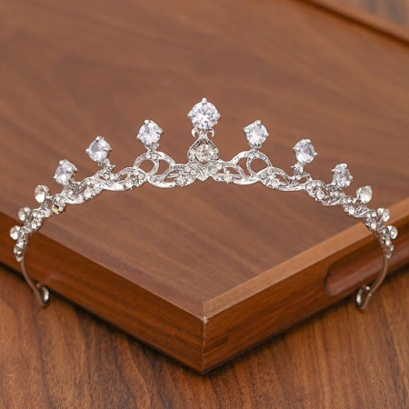 Accesorii Păr - Tiara mireasa strasuri (5204)