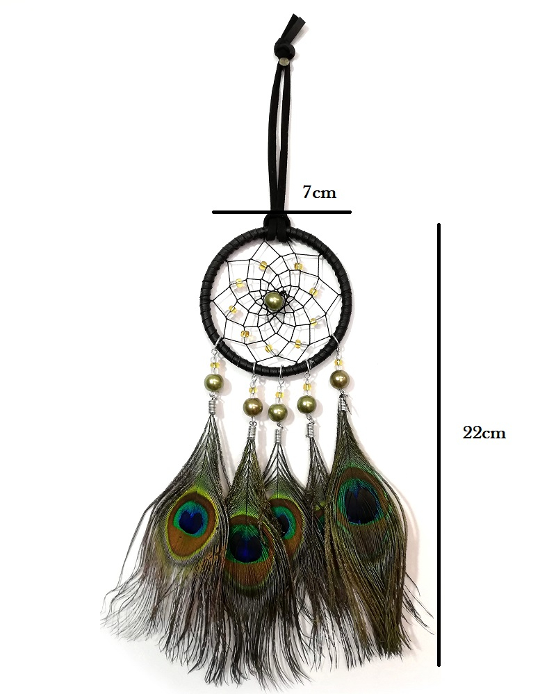 Dream Catcher pene de paun | BazarConcept.ro