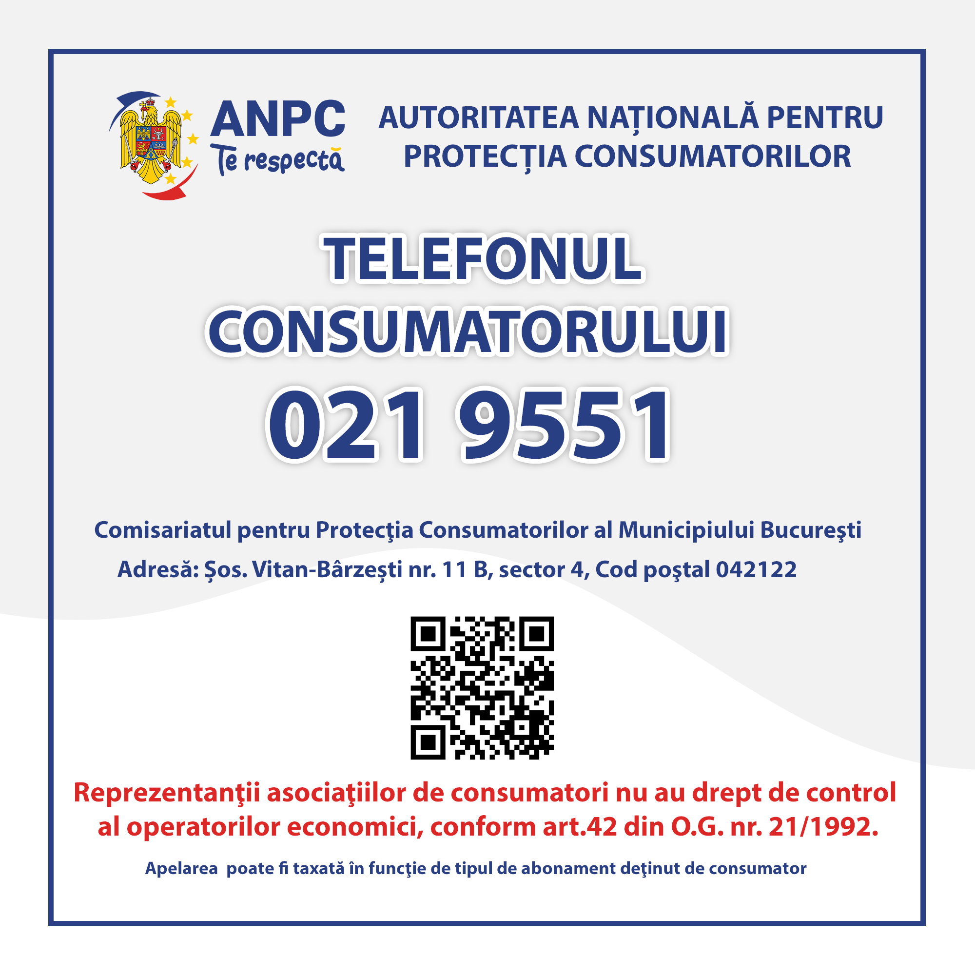 Placheta consumatorului ANPC