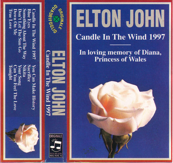Casete audio - Elton John - Candle In The Wind 1997 (Caseta Audio)