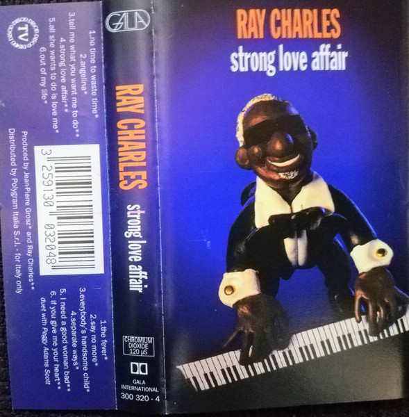 Casete audio - Ray Charles - Strong Love Affair (Caseta Audio)