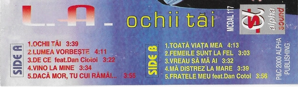L.A. - Ochii Tăi (Caseta Audio) [1]