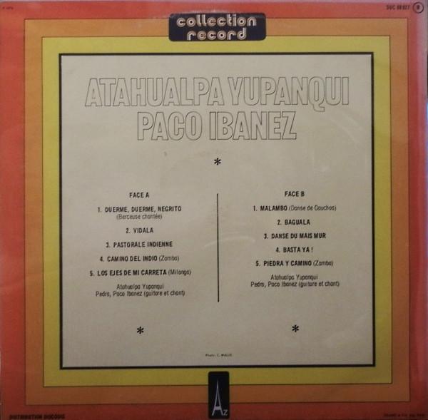 Atahualpa Yupanqui - Atahualpa Yupanqui Paco Ibanez (Disc Vinil) [1]