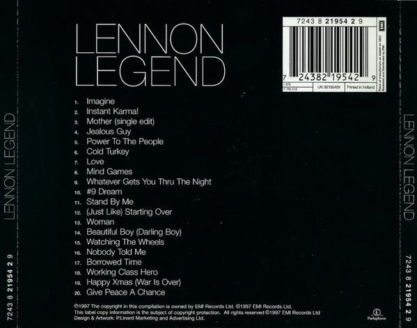 John Lennon - Lennon Legend (The Very Best Of John Lennon) (CD) [1]