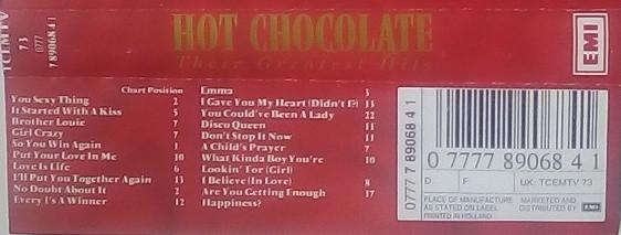 Hot Chocolate - Their Greatest Hits (Caseta Audio) [1]
