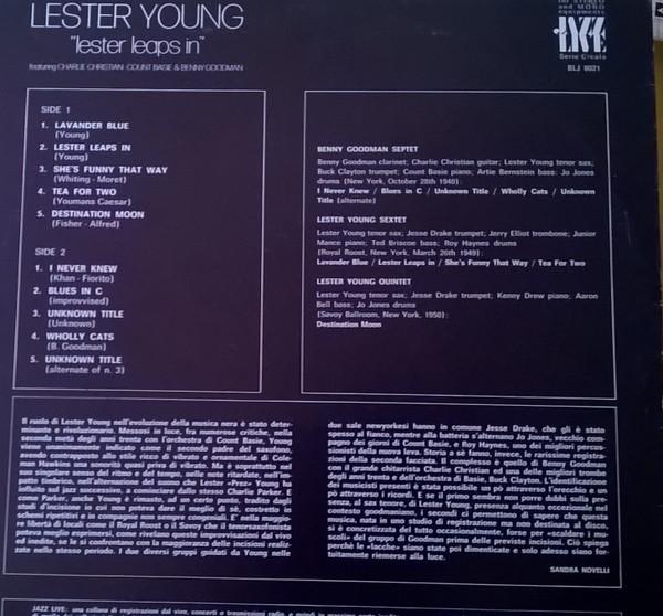 Lester Young - Lester Leaps In (Disc Vinil) [1]