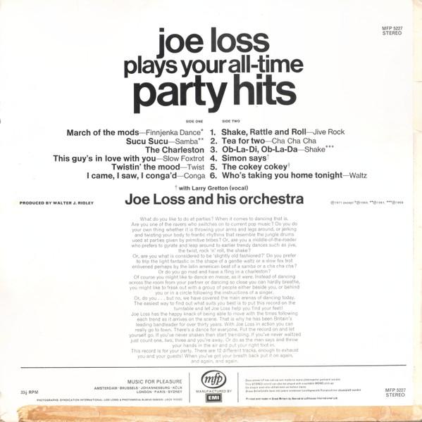 Joe Loss - Joe Loss Plays Your All-Time Party Hits (Disc Vinil) [1]