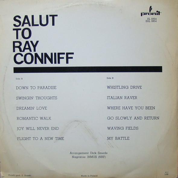 Dick Smede Orchestra - Salut To Ray Conniff (Disc Vinil) [1]