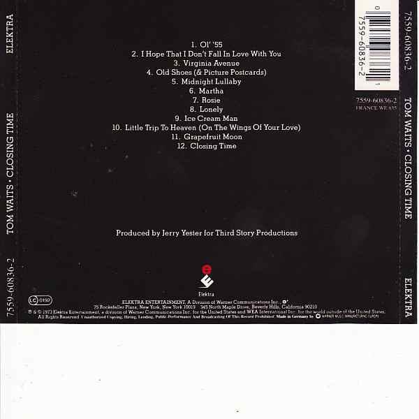 Tom Waits - Closing Time (CD) [1]