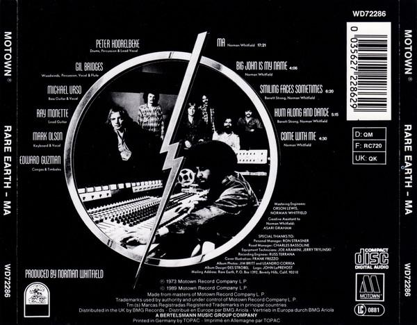 Rare Earth - Ma (CD) [1]