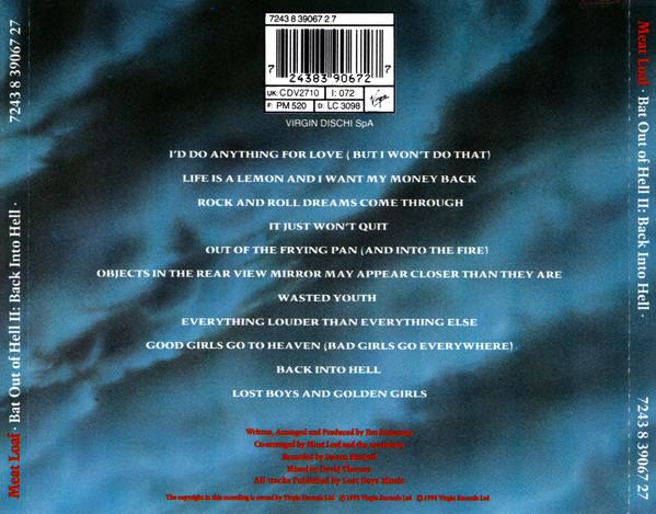 Meat Loaf - Bat Out Of Hell II: Back Into Hell (CD) [1]