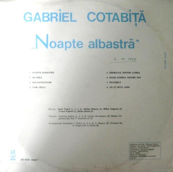 Gabriel Cotabiță - Noapte Albastră (Disc Vinil) [1]