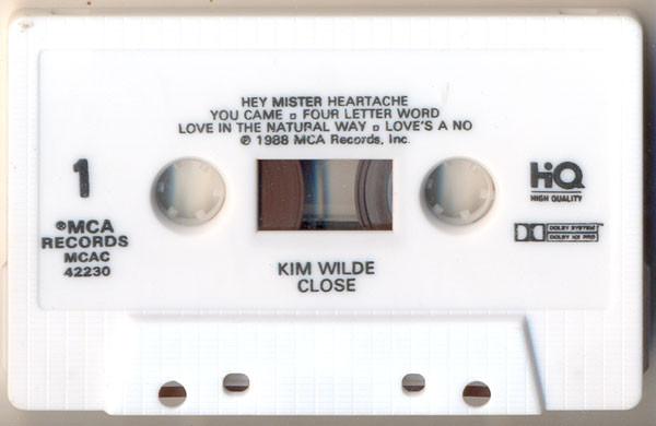 Kim Wilde - Close (Caseta Audio) [1]