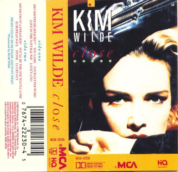 Casete audio - Kim Wilde - Close (Caseta Audio)
