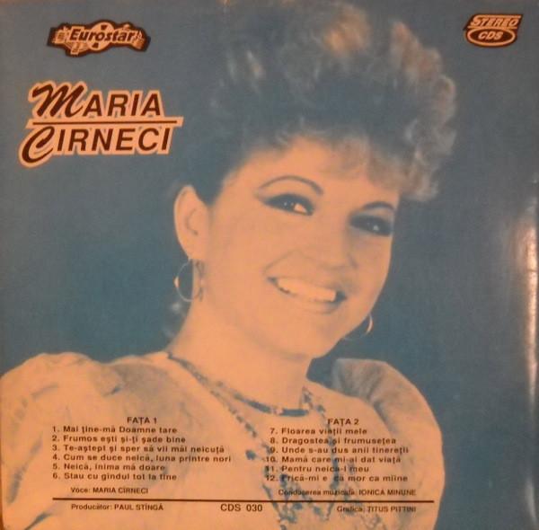 Maria Cîrneci - Cîntece De Petrecere (Disc Vinil) [1]