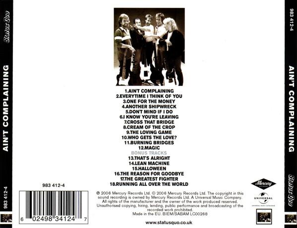 Status Quo - Ain't Complaining (CD) [1]