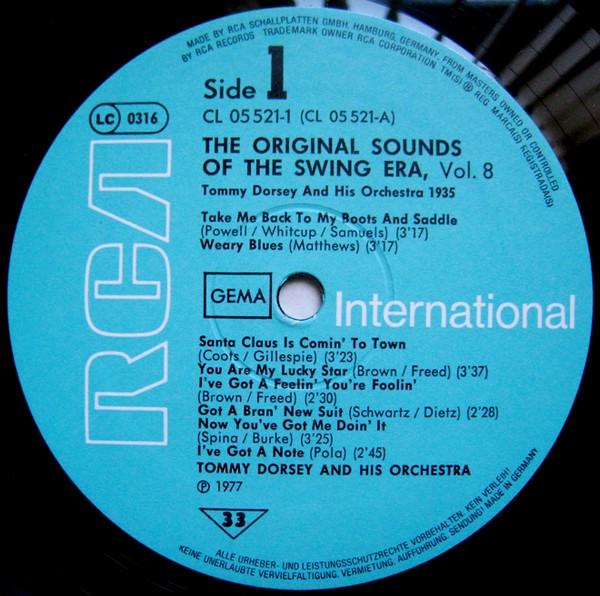 Tommy Dorsey And His Orchestra - 1935 The Original Sounds Of The Swing Era Vol. 8 (Disc Vinil) [1]