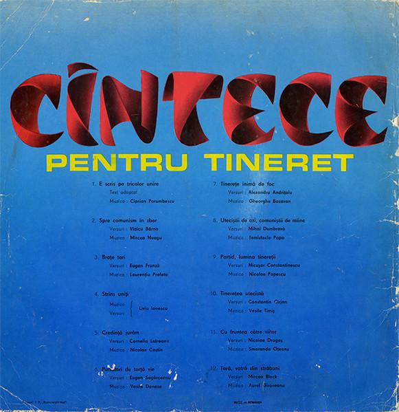 Cîntece Pentru Tineret (Disc Vinil) [1]