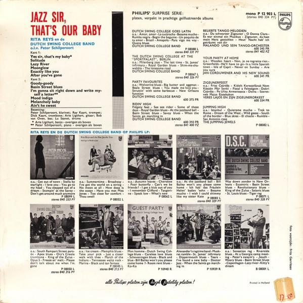 Rita Reys - Jazz Sir, That's Our Baby (Disc Vinil) [1]