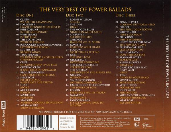 The Very Best Of Power Ballads (CD) [1]