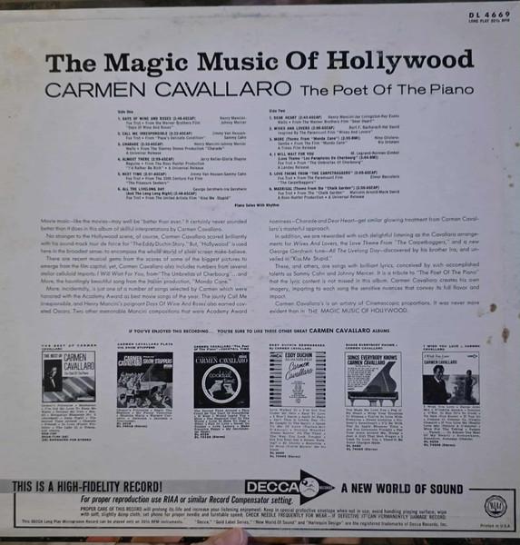 Carmen Cavallaro - The Magic Music Of Hollywood (Disc Vinil) [1]