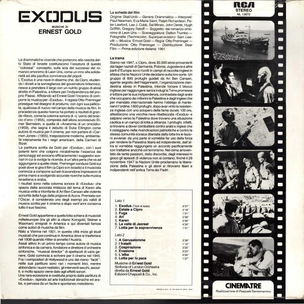 Ernest Gold - Exodus - Original Soundtrack (Disc Vinil) [1]