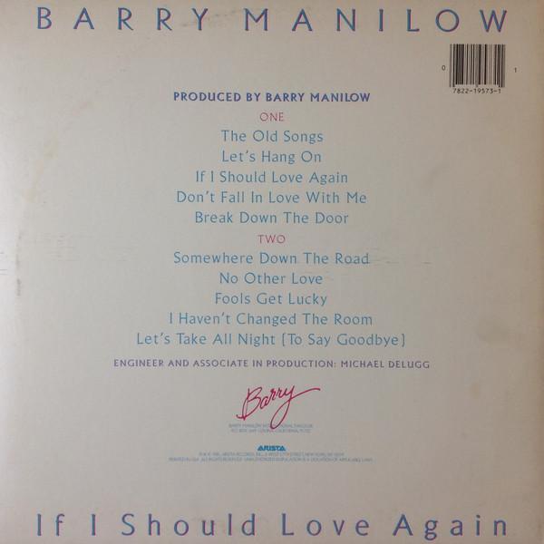 Barry Manilow - If I Should Love Again (Disc Vinil) [1]