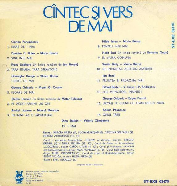 1 Mai - Cîntec Și Vers De Mai [2]