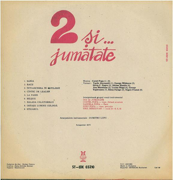 2 Și ... Jumătate - 2 Și ... Jumătate, (Disc Vinil) [2]