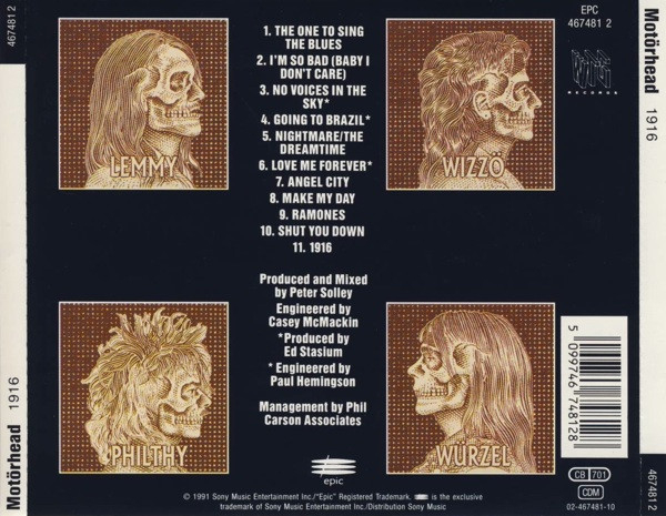 Motörhead – 1916 (CD) [2]