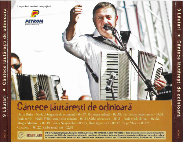 9 Lăutari – Cântece Lăutărești De Odinioara (CD) [2]