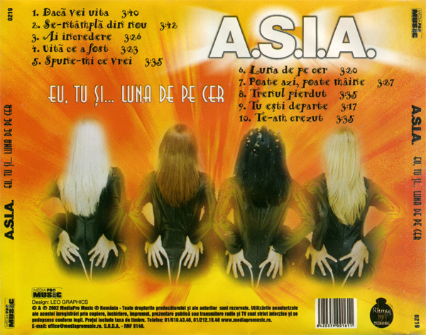 A.S.I.A. - Eu, Tu Și... Luna De Pe Cer (CD Audio) [2]
