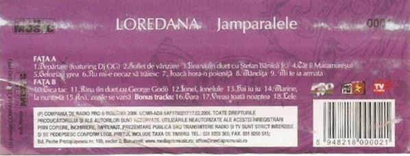 Loredana Groza - Jamparalele (Caseta Audio) [2]