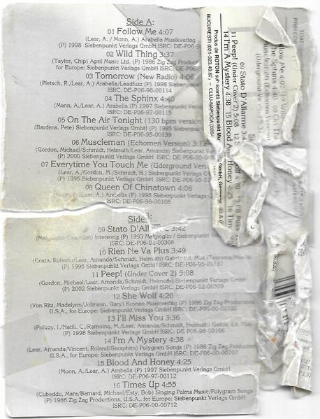 Amanda Lear - Greatest Hits  (Caseta Audio) [2]