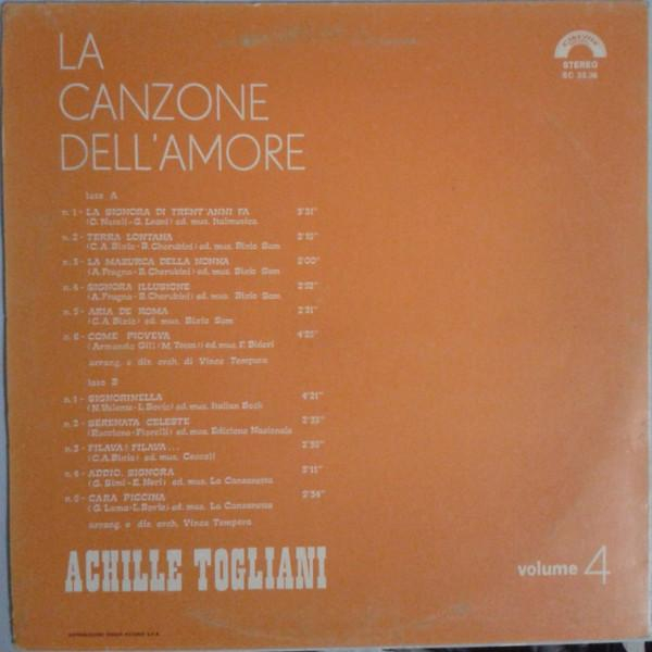 Achille Togliani - La Canzone DellAmore (Volume 4) [2]