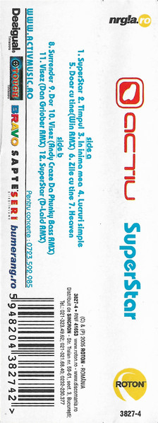 Activ - SuperStar, (Casetă Audio) [2]