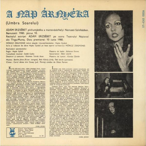 Ádám Erzsébet - A Nap Árnyéka (Umbra Soarelui) [2]