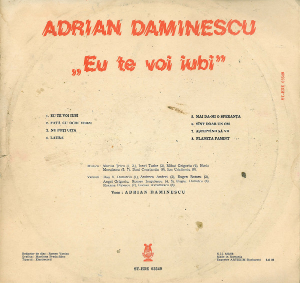 Adrian Daminescu - Eu Te Voi Iubi [2]
