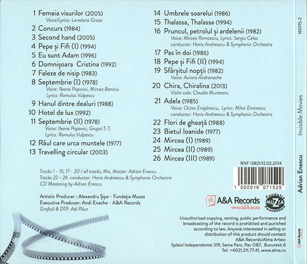 Adrian Enescu - Invisible Movies (CD) [2]